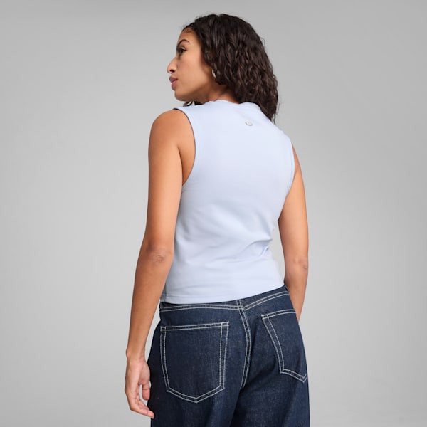 Playera sin mangas estampada YONA para mujer, Cool Weather, extralarge