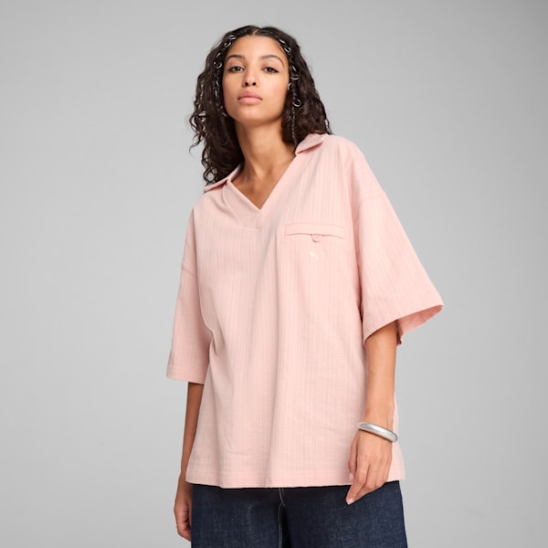 Playera oversize YONA para mujer, Rose Quartz, extralarge