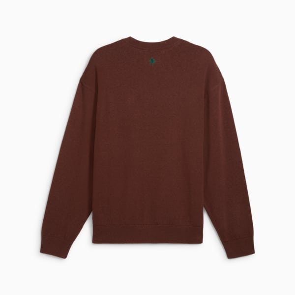 PALAIS ARTISAN Men's Crew-Neck Boxy Fit Sweatshirt, Chocotart, extralarge-IND