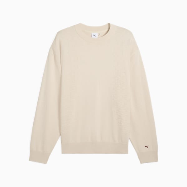 PALAIS ARTISAN Men's Crew Top, Alpine Snow, extralarge