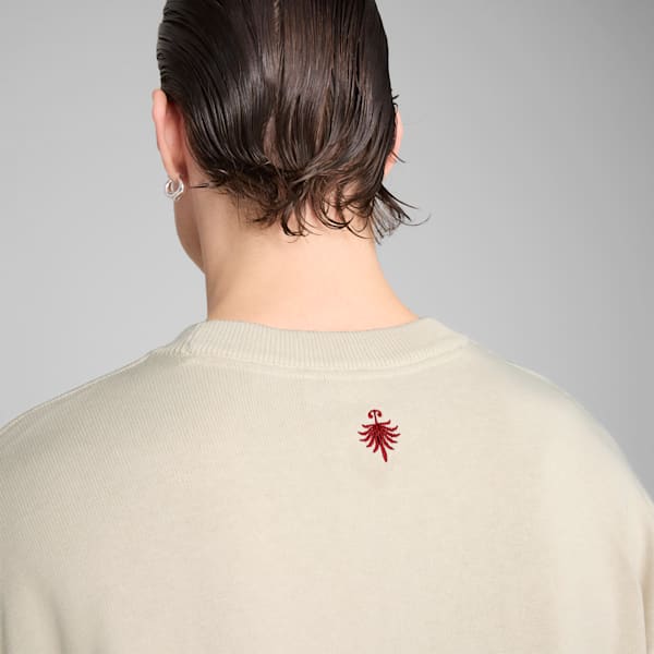 PALAIS ARTISAN Men's Crew Top, Alpine Snow, extralarge