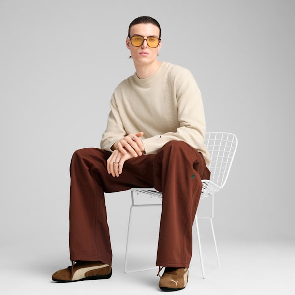 PALAIS ARTISAN Men's Crew Top, Alpine Snow, extralarge