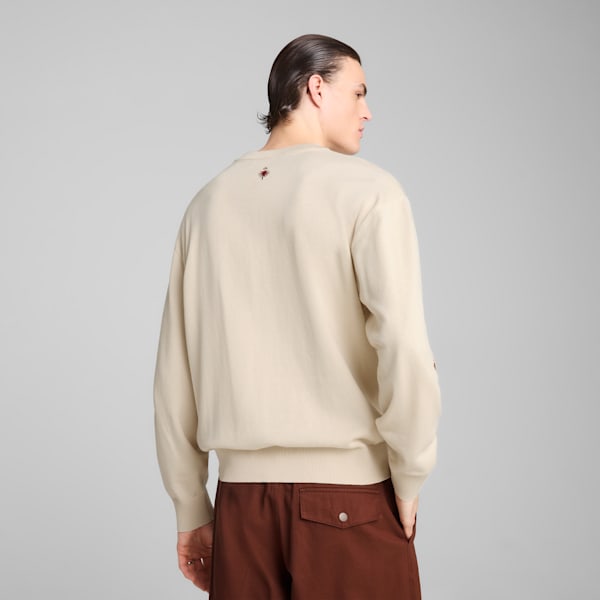 PALAIS ARTISAN Men's Crew Top, Alpine Snow, extralarge