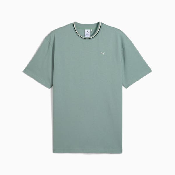 PALAIS ARTISAN Men's Tee, Green Moon, extralarge
