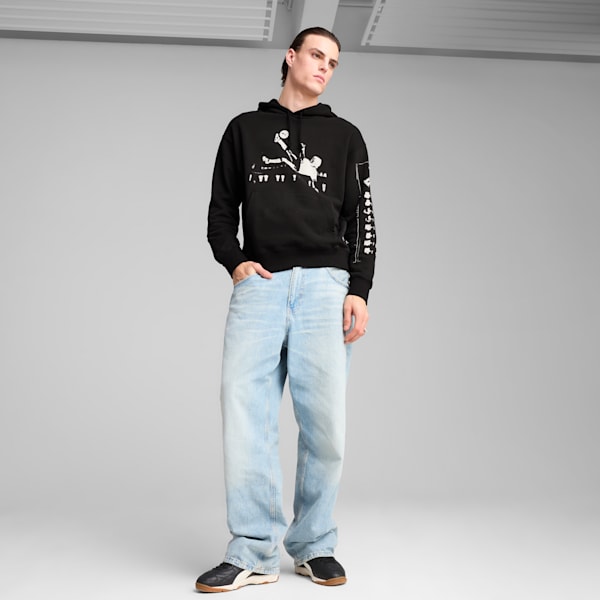 Sudadera con capucha de fútbol para hombre GRAPHICS, PUMA Black, extralarge