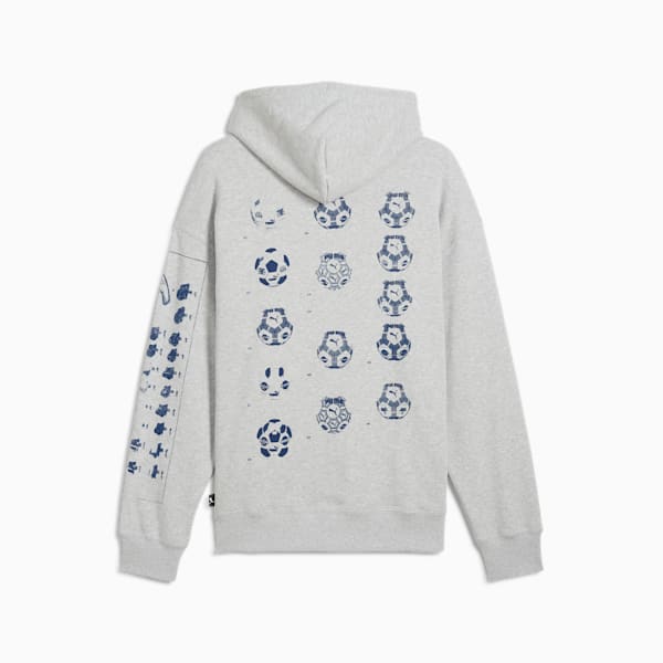 Sudadera con capucha de fútbol para hombre GRAPHICS, Light Gray Heather, extralarge