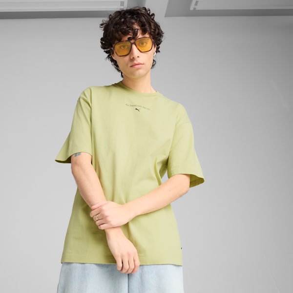 GRAPHICS The PUMA Cat Men's Tee, Pistachio Green, extralarge