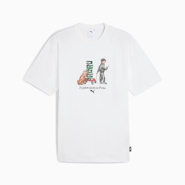メンズ グラフィックス プーマ ボーイ 半袖 Tシャツ, PUMA White, extralarge-JPN