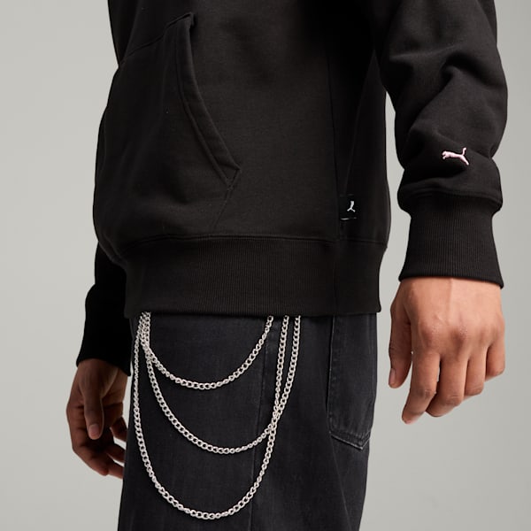PUMA x CHARLOTTE ROHDE Men's Relaxed Fit Hoodie, PUMA Black, extralarge-IND