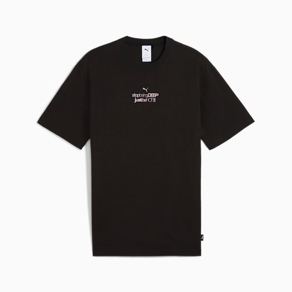 PUMA x CHARLOTTE ROHDE Men's Relaxed Fit Tee, PUMA Black, extralarge-IND