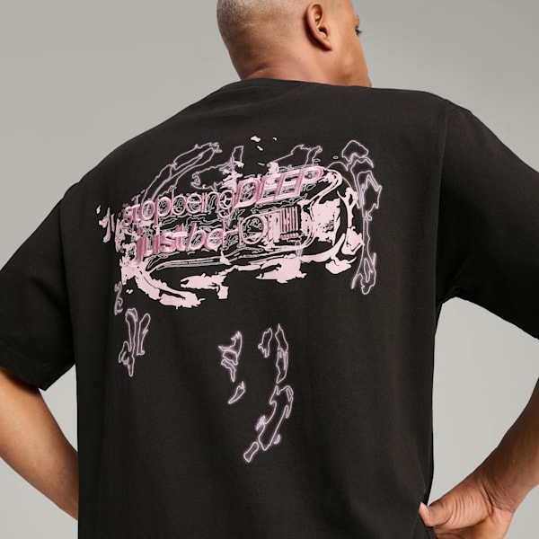 メンズ PUMA x CHARLOTTE ROHDE 半袖 Tシャツ, PUMA Black, extralarge-JPN