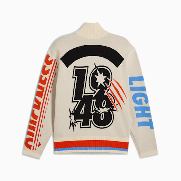SPECIAL ITEMS Knit Moto Men's Jacket, Alpine Snow, extralarge