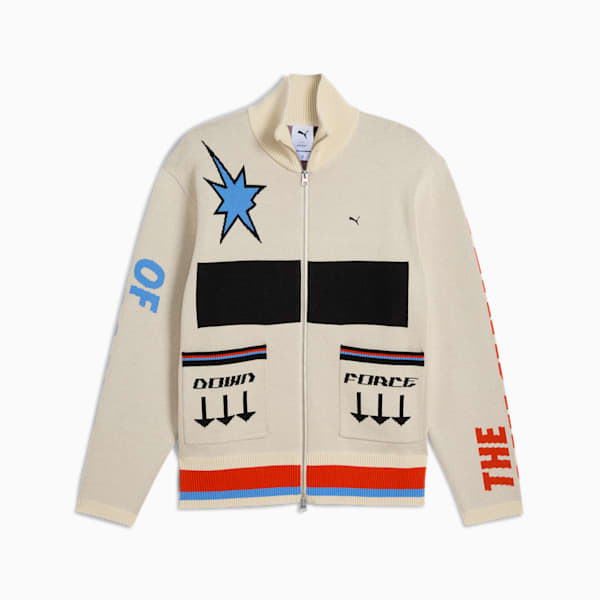 SPECIAL ITEMS Knit Moto Men's Jacket, Alpine Snow, extralarge