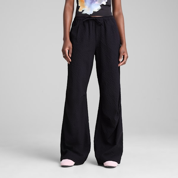 YONA Women's Oversized Parachute Pants, New Navy, extralarge-IND