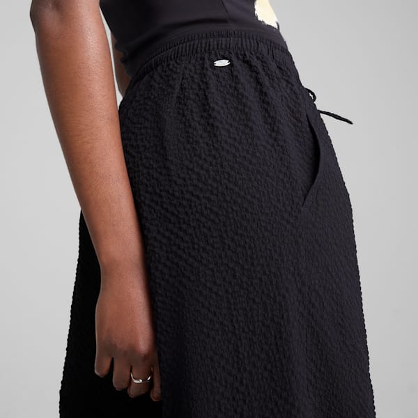 Pants YONA Cloqué para mujer, New Navy, extralarge