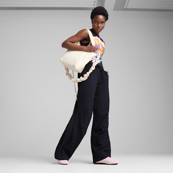 Pants YONA Cloqué para mujer, New Navy, extralarge