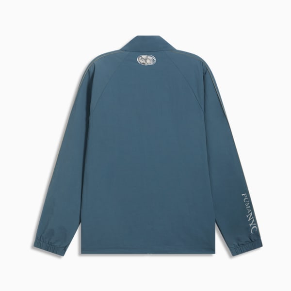 Chamarra deportiva NYC Long Run T7 para hombre, Gray Skies, extralarge