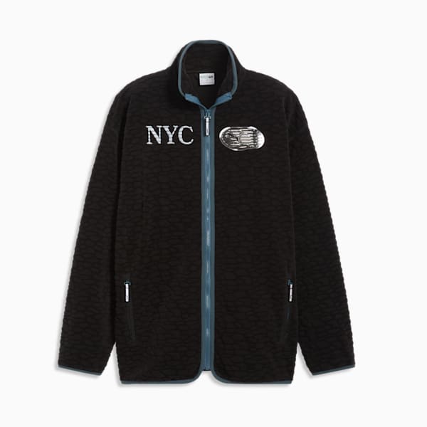 Chamarra polar para hombre NYC Long Run, PUMA Black, extralarge