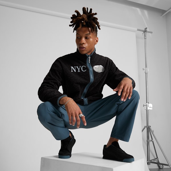 NYC Men's Fleece Jacket, PUMA Black, extralarge