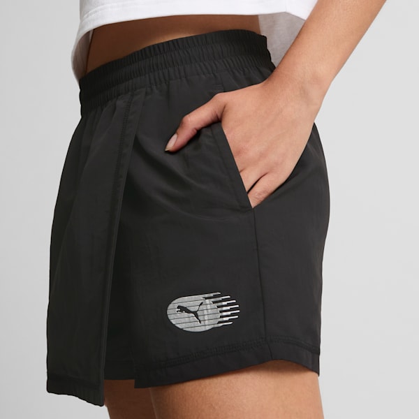 Falda pantalón tejida para mujer NYC Long Run, PUMA Black, extralarge