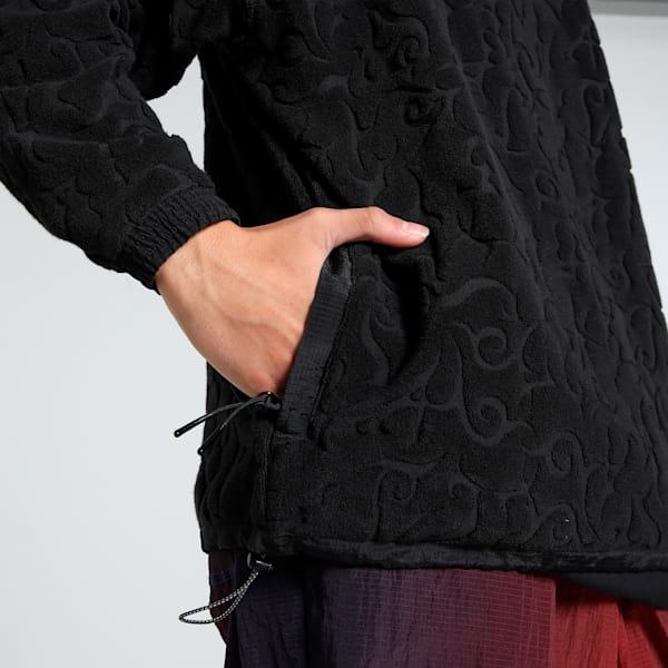 PUMA x ARIES ARISE Oversized Hoodie, PUMA Black, extralarge-IND