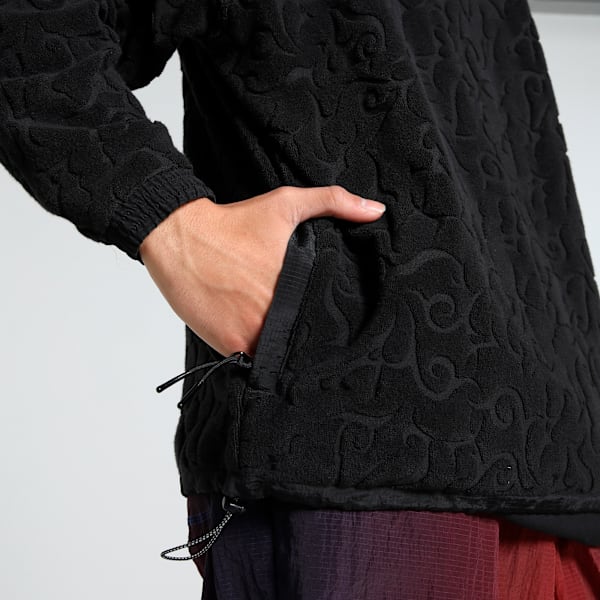PUMA x ARIES Oversized Hoodie, PUMA Black, extralarge-IND