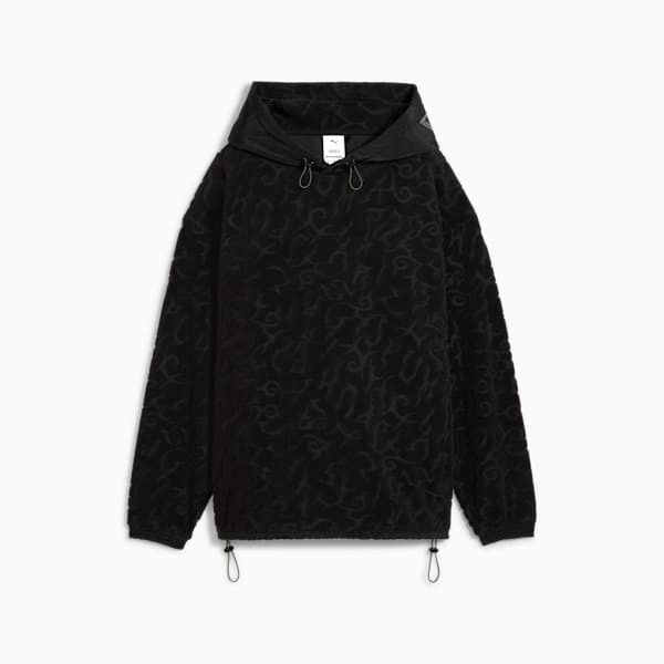 Sudadera con capucha unisex PUMA x ARIES, PUMA Black, extralarge