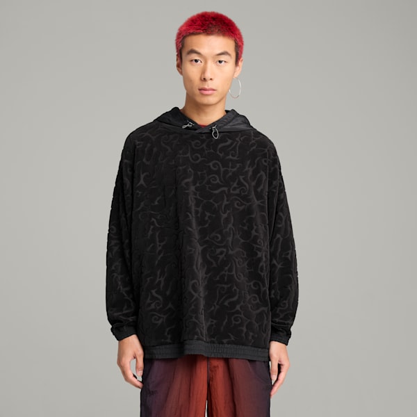 Sudadera con capucha unisex PUMA x ARIES, PUMA Black, extralarge