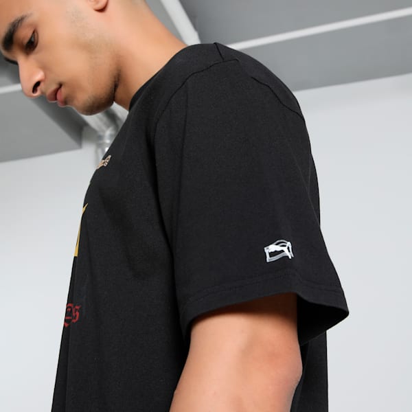 PUMA x ARIES ARISE Relaxed Fit Graphic Tee, PUMA Black, extralarge-IND