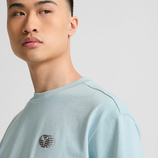 Camiseta NYC Long Run Logo para hombre, Frosted Dew, extralarge