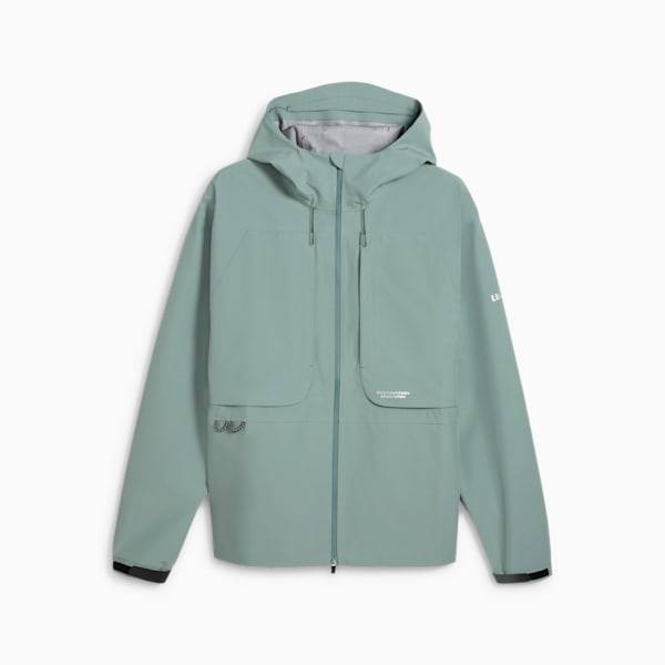 PUMA x LIBERAIDERS Men's Relaxed Fit Light Jacket, Green Moon, extralarge-IND