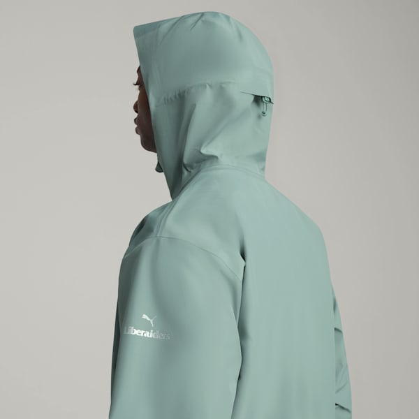 PUMA x LIBERAIDERS Men's Relaxed Fit Light Jacket, Green Moon, extralarge-IND