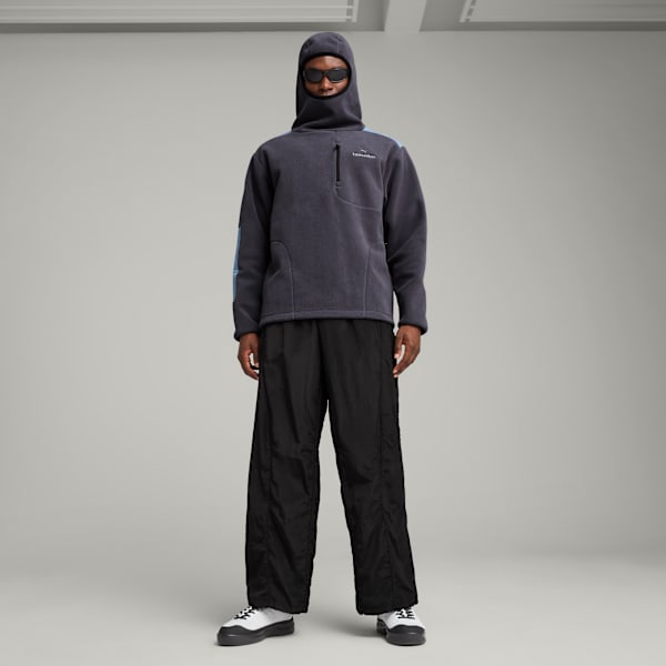 PUMA x LIBERAIDERS Men's Balaclava Hoodie, Galactic Gray, extralarge-IND