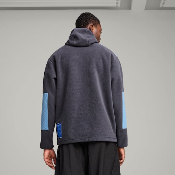 PUMA x LIBERAIDERS Men's Balaclava Hoodie, Galactic Gray, extralarge-IND