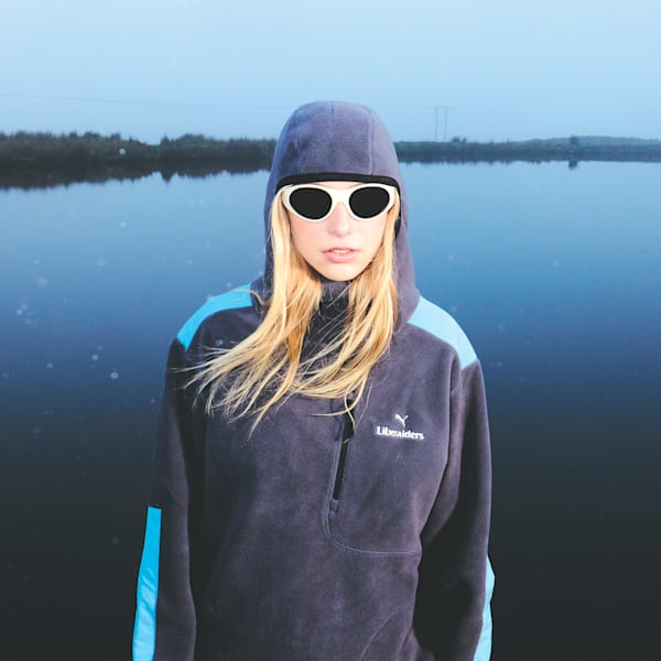 Sudadera con gorro pasamontañas PUMA x LIBERAIDERS, Galactic Gray, extralarge