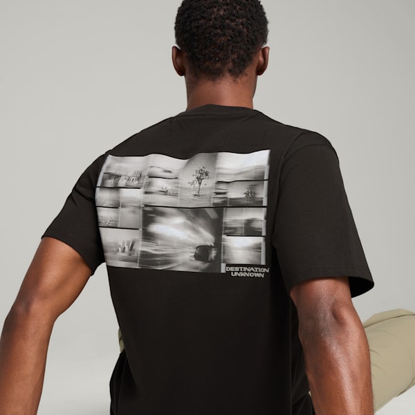 PUMA x LIBERAIDERS Men's Relaxed Fit Tee, PUMA Black, extralarge-IND