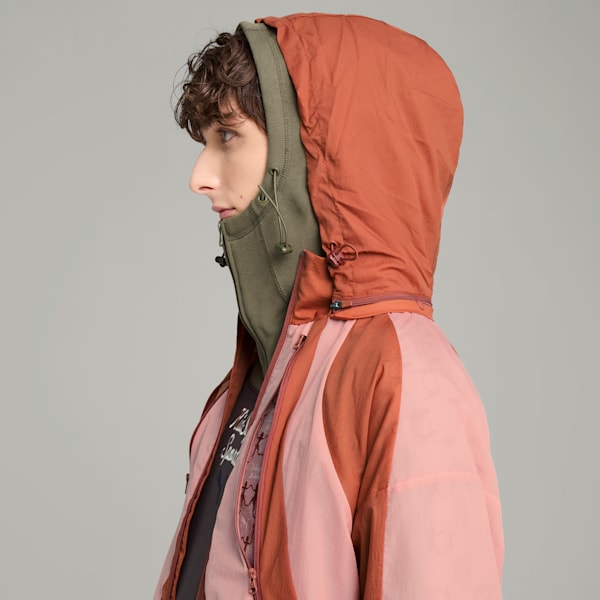 PUMA x KIDSUPER Men's Windbreaker, Pink Fruit, extralarge