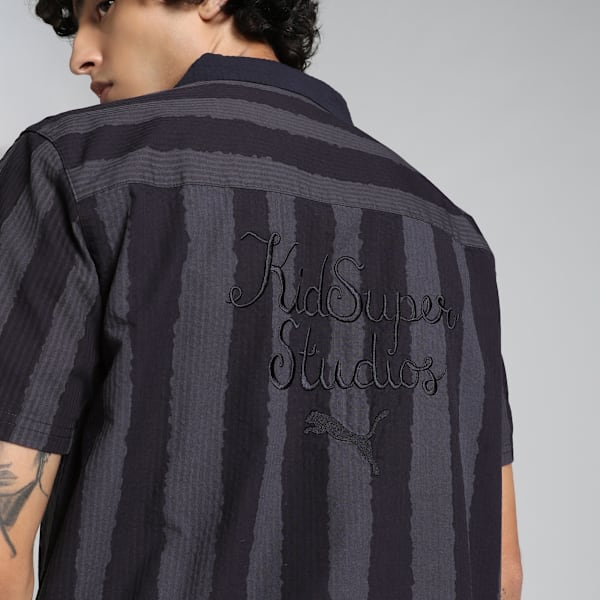 PUMA x KIDSUPER Relaxed Cotton Shirt, New Navy, extralarge-IND