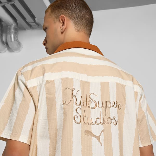 PUMA x KIDSUPER Relaxed Fit Shirt, Alpine Snow, extralarge-IND
