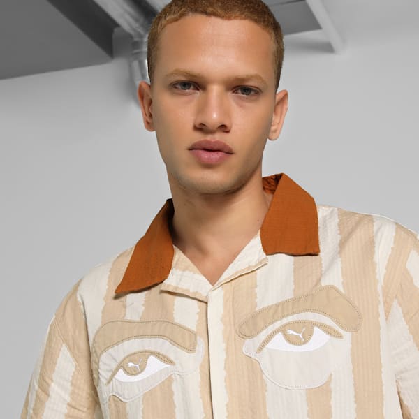 PUMA x KIDSUPER Relaxed Fit Shirt, Alpine Snow, extralarge-IND