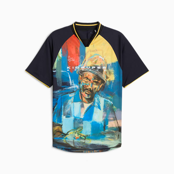 PUMA x KIDSUPER Graphic Men's Oversized Jersey, New Navy, extralarge-IND