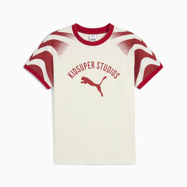 PUMA x KIDSUPER Ringer Tee Men, Warm White, extralarge