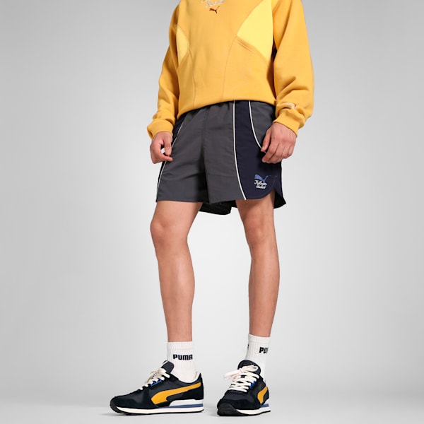 PUMA x KIDSUPER Relaxed Fit Shorts, Dark Coal, extralarge-IND