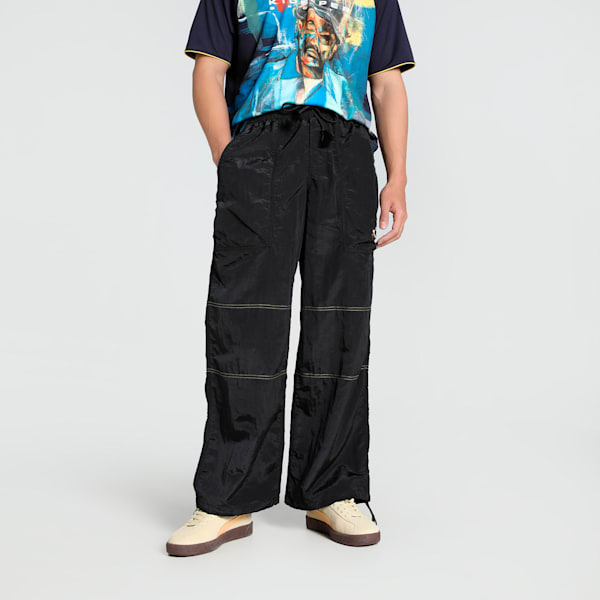 PUMA x KIDSUPER Men's Oversized Pants, PUMA Black, extralarge-IND