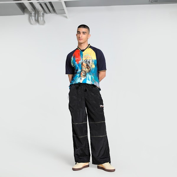 PUMA x KIDSUPER Men's Oversized Pants, PUMA Black, extralarge-IND