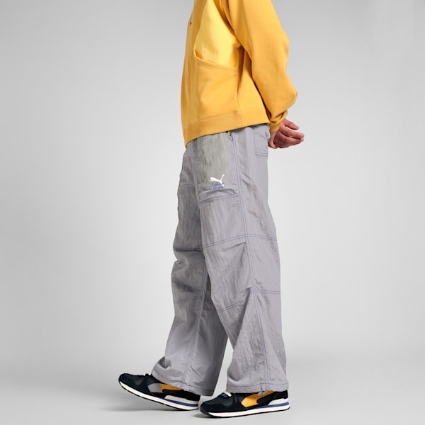 PUMA x KIDSUPER Men's Oversized Pants, Gray Fog, extralarge-IND