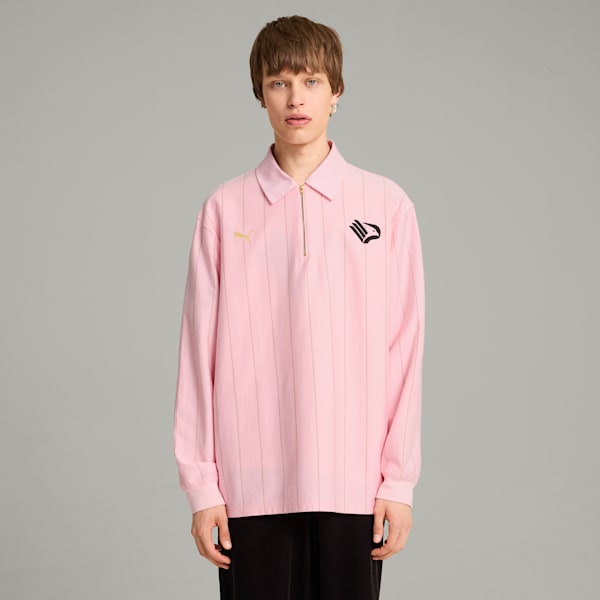 ユニセックス PUMA x パレルモFC 長袖 ポロシャツ, Bright Pink, extralarge-JPN