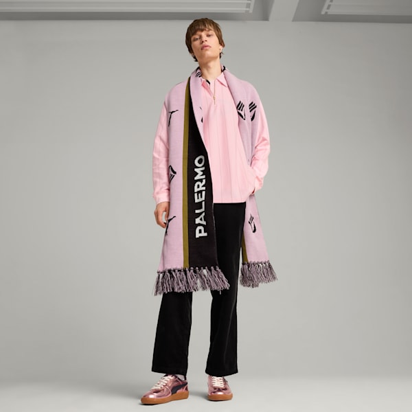ユニセックス PUMA x パレルモFC 長袖 ポロシャツ, Bright Pink, extralarge-JPN