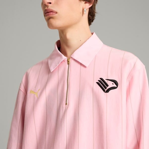 ユニセックス PUMA x パレルモFC 長袖 ポロシャツ, Bright Pink, extralarge-JPN