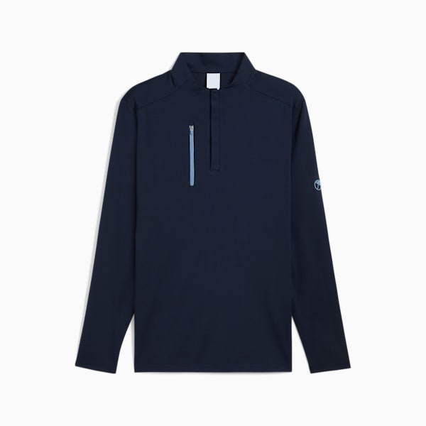 メンズ ゴルフ PUMA x ARNOLD PALMER エレベーテッド クォータージップ トップス, Deep Navy, extralarge-JPN